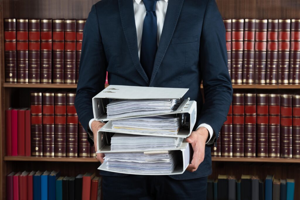 Carrying Stack of Ring Binders